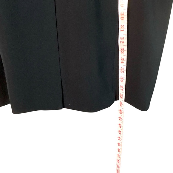 FOCUS 2000 Black Fully Lined Long Line Blazer / Jacket / Coat US Sz 12 - Picture 6 of 7